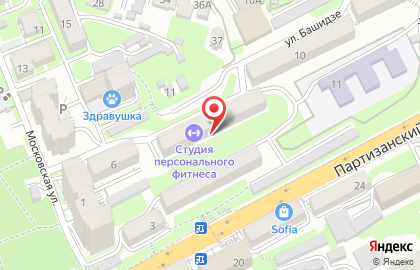 Студия персонального фитнеса на карте