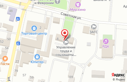 Территориальный орган Федеральной службы государственной статистики по Ставропольскому краю на Комсомольской на карте