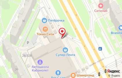 Магазин кондитерских изделий, орехов и сухофруктов на карте