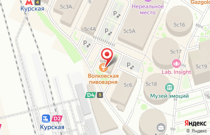 Бар Волковская пивоварня на карте