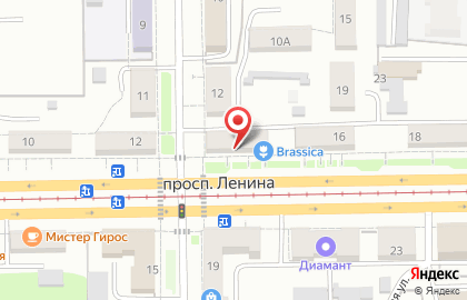 Магазин одежды Фасон на проспекте Ленина на карте