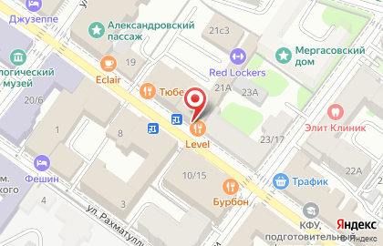 Суши-бар Филадельфия на Кремлевской улице на карте