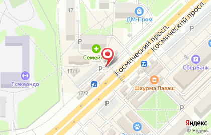 МТС, ЗАО РТК на Космическом проспекте на карте