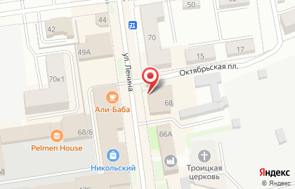 Парикмахерская в Тюмени на карте