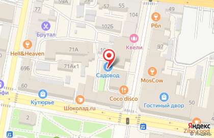 Магазин Садовод в Пензе на карте