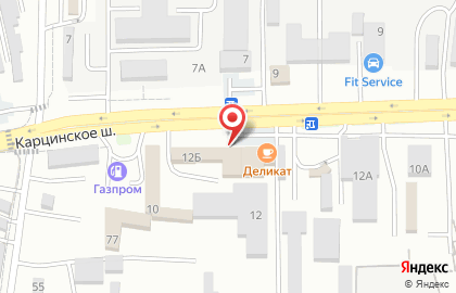 Магазин мяса Три быка на карте