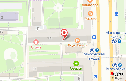 Ювелирный магазин Юпитер на Московском проспекте на карте