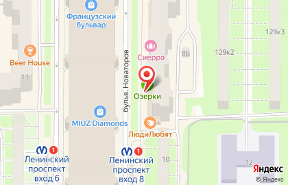 Аптека Озерки в Санкт-Петербурге на карте