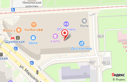 Банкомат ВТБ в Москве на карте