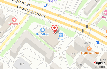 Торгово-монтажная компания Светлые окна на улице Кошурникова на карте