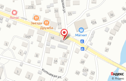 Универсальный магазин на Астраханской улице на карте