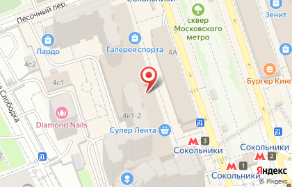 Veloshock, веломагазин на 4-й Сокольнической улице на карте