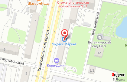 Кабинет косметологии на Комсомольском проспекте на карте