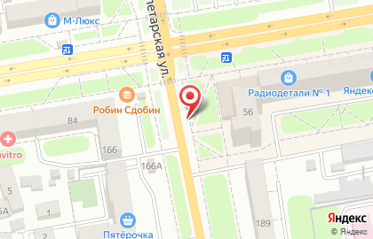 Слайд на Пролетарской улице на карте