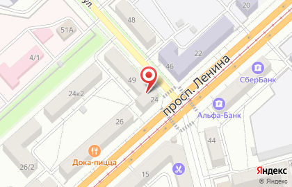 Утренняя звезда в Комсомольске-на-Амуре на карте