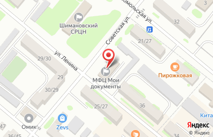 Многофункциональный центр по предоставлению государственных и муниципальных услуг на улице Ленина на карте
