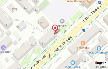 Салон красоты Каприз на проспекте Ленина на карте