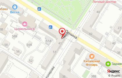 Флористический центр Оазис на улице Ленина на карте