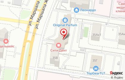 Палата адвокатов Самарской области на улице Маршала Жукова на карте
