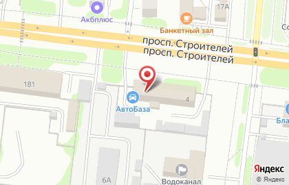 Центр размещения рекламы на проспекте Строителей на карте