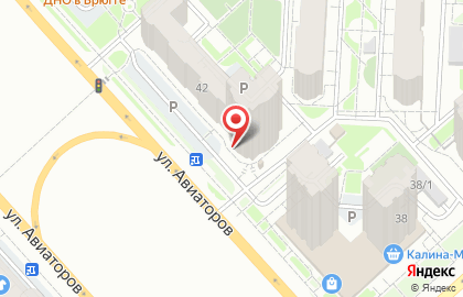 Центр маникюра и педикюра на улице Авиаторов на карте