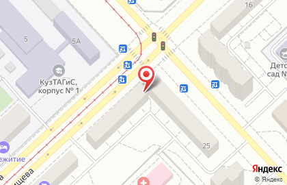Продовольственный магазин Фасоль на Космической улице на карте