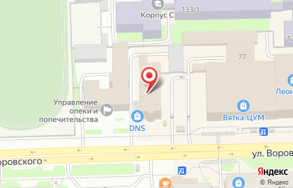 Строящиеся объекты, ЗАО Вятка-ЦУМ на карте