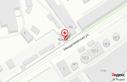Торгово-производственная компания Крона на Менделеевской улице на карте