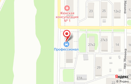 Торгово-сервисная сеть Профессионал на Суздальской улице на карте