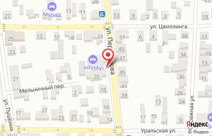 Гостиница Infinity на карте