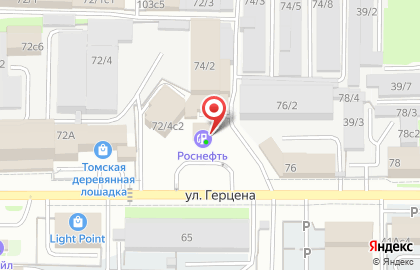 Роснефть в Томске на карте