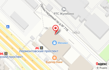 АТОЛЛ на Лермонтовском проспекте на карте