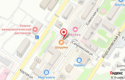 Зоомагазин Какаду на Сахалинской улице на карте