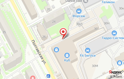 АВИКО на Полтавской улице на карте