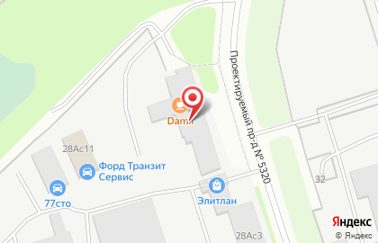 ООО"Атлант" на Рябиновой улице на карте