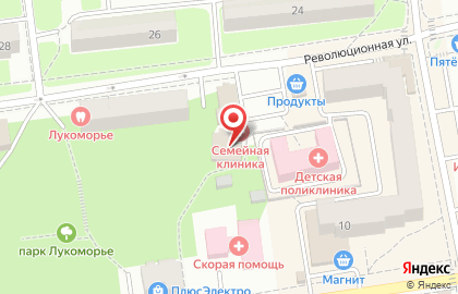 Семейная клиника на Революционной улице на карте