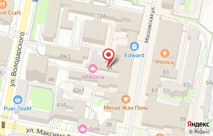 Огород на Московской улице на карте