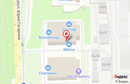 Автомойка Мойка 2х2 на проспекте Юрия Гагарина на карте