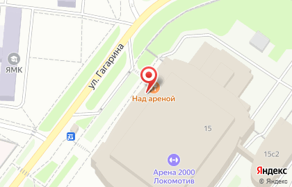 Арена-2000 Локомотив на карте