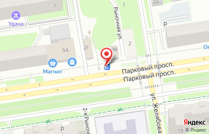 Магазин и киоск печатной продукции на Парковом проспекте на карте