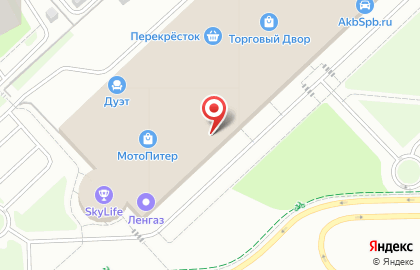 Шоурум красок и декора Caparol Сenter SPb на Московском шоссе на карте