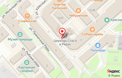Церковь во Имя Всемилостливого Спаса в Рядах на карте