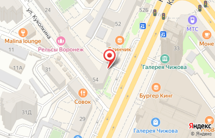 Магазин лакокрасочных материалов Tikkurila на Кольцовской улице на карте