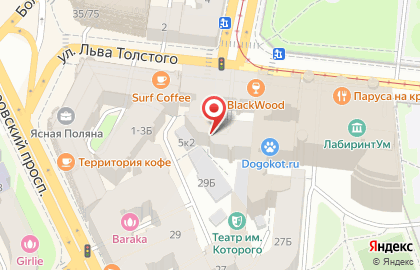 Биотехмед на улице Льва Толстого на карте