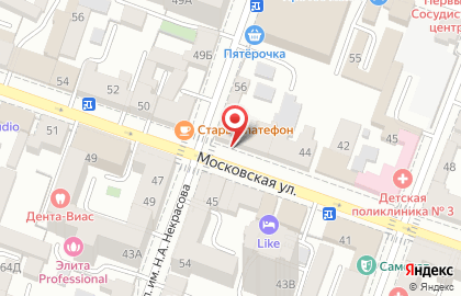 Гурман на Московской улице на карте