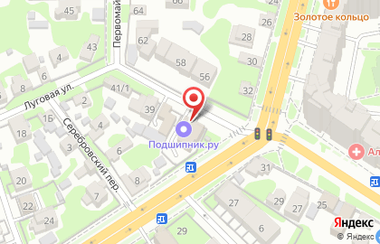 Торгово-сервисная компания Подшипник.ру в Привокзальном районе на карте