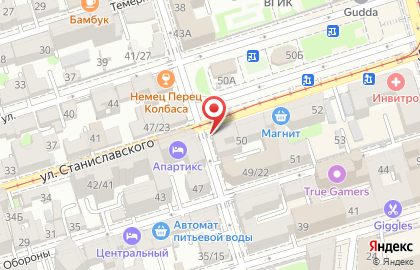 Коллегия адвокатов имени Баранова на улице Станиславского на карте
