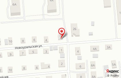 Торговый дом Хладокомбинат, торговый дом на Новоуральской улице на карте