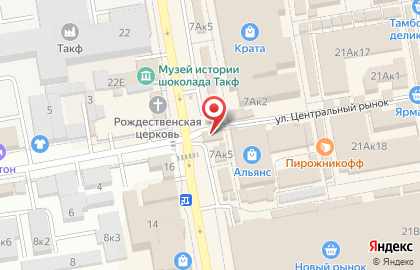 Салон-магазин Интерьер мебель на Красной улице на карте