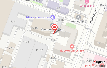 Центр бальной культуры "Русский вальс" в Донском районе на карте